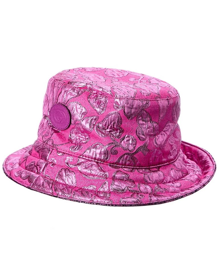 Gucci Gg Lame Jacquard Reversible Bucket Hat Women's