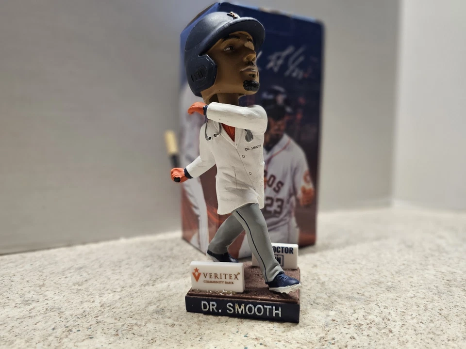 Michael Brantley Houston Astros MLB 2022 SGA Bobblehead Nuevo en Caja Dr Smooth Foto 4 de 4
