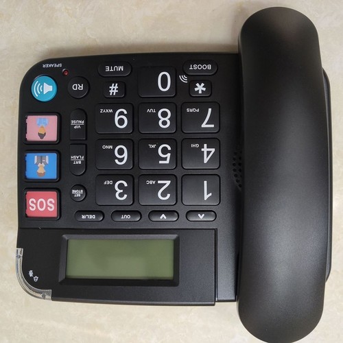 Elderly Friendly Amplified Big Button Telephone Comfortable to Hold and Use - Zdjęcie 10 z 14