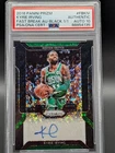 2018 Panini Prizm Kyrie Irving Fast Break Autograph BLACK 1/1 PSA - One of One!