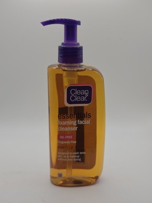 Clean & Clear Essentials Foaming Facial Cleanser OIL FREE 8oz ORIGINAL FORMULA