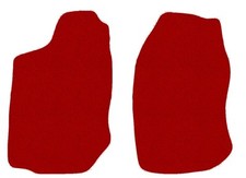 FRONT Fußmatten, Automatten für Opel Frontera A Sport 3t 1991-1998, Rot x14 Rand