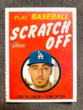 2020 Topps Heritage #10 Cody Bellinger 1971 Scratch-Offs Insert Card