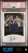 A3C 2014 Panini National Treasures Night Moves Auto Materials Steve Nash PSA