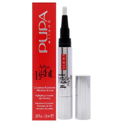 Active Light Highlighting Concealer - 001 Luminous Ivory by Pupa Milano for W...