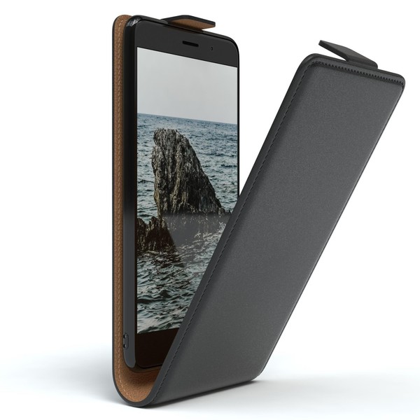 Tasche FüR Huawei Y7 / Y7 Prime 2017 Flipcase SchutzhüLle Handytasche Schwarz-image