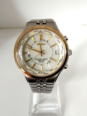 時計 SEIKO DOLCE RADIO WAVE CONTROL SOLAR SEIKO Radio Wave Control Solar Titanium Men's Watch 2.5oz