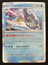 Clawitzer 38/132 Holo Rare Me01: Mega Evolution Pokemon TCG Card