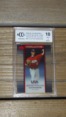 2005 Clayton Kershaw UD #35 Vision of the Future Rookie - come nuovo 10 acetato trasparente - Foto 4 di 4
