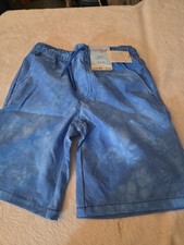 Cat  Jack Boys Size M 8/10 Pull-On Knit Shorts Pockets Blue