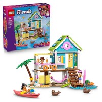 Lego Friends Beach House With Seals - Miniature Toy Set W/ 3 Mini Dolls, 2 Sea A
