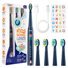 Kids Electric Toothbrush for 6 Years 5 Modes Rechargeable IPX7 Waterproof