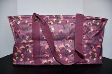 Thirty One LARGE Utility Tote in Delicate Floral NEW