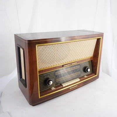 Sonra Stern-Radio Sonneberg Erfurt 2 Super 8118/58 GWU 3D Röhrenradio 1958 - Bild 1 von 4