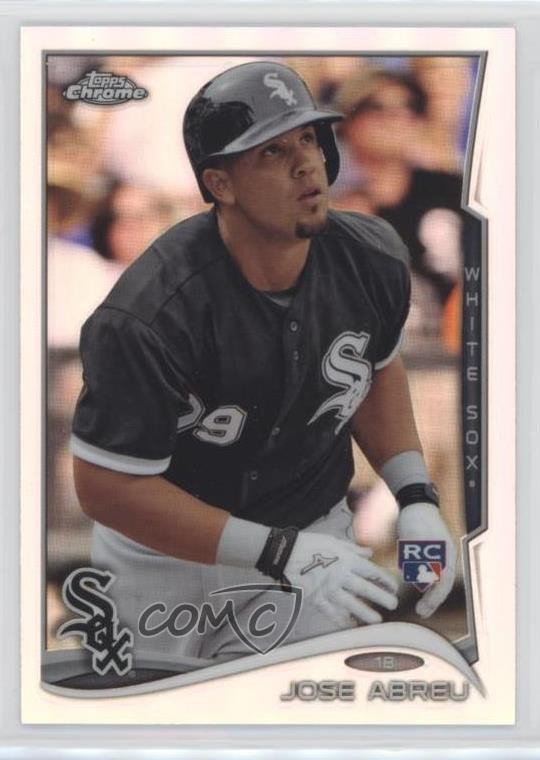 2014 Topps Chrome Refractor Jose Abreu #199 0nr3