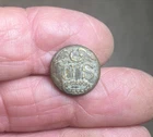 Early US great coat cuff button-Found Fort Fillmore, New Mexico