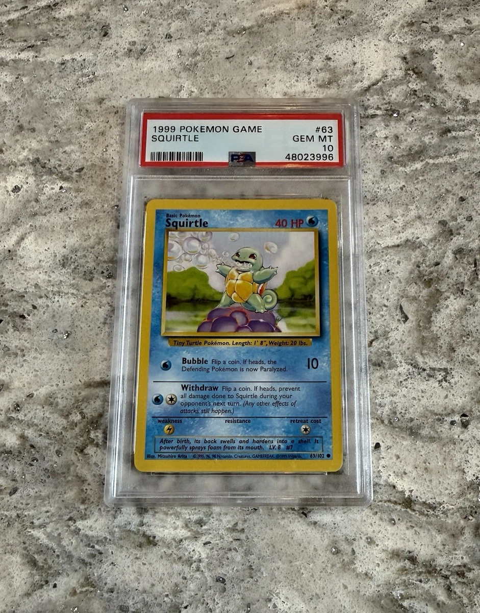 Pokémon TCG Professional Sports Authenticator (PSA) Base Set Grade