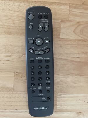 Gold star G006 Remote tested works TV VCR 