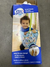 Evenflo Exersaucer Door Jumper H-73 Forest Friends Easy-to-use Clamp EUC