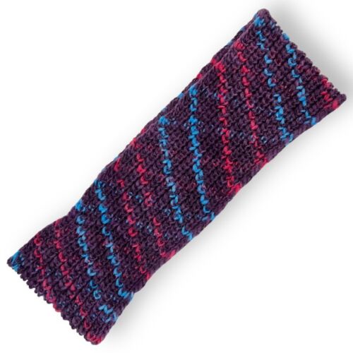 Earthbound Women's Purple Ribbed Crochet Knit Mobius Infinity Scarf 55" NWT - Picture 3 of 16