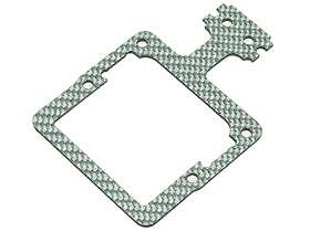 3Racing Replacement SSG Graphite Lower Plate for #KZ-06/BU/SG - Picture 1 of 1