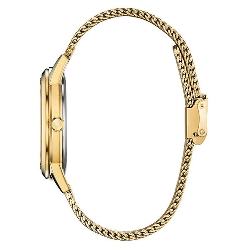 Citizen Unisex Eco-Drive Captain Marvel blaues Zifferblatt goldfarben Armband Uhr - Bild 2 von 2