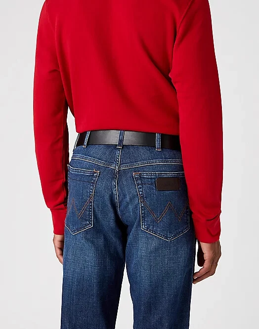 WRANGLER  Kabel Buckle Belt in Black W00108100 CINTURA UOMO leather - Imagen 3 de 4