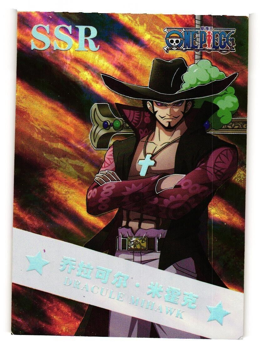 Dracule Mihawk R OP-DH-0M01-082 One Piece Anime Trading Card TCG