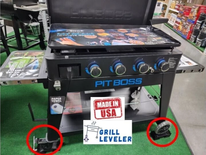 Griddle levelers