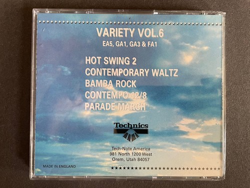Americana Software Series Floppy Disk for Technics Keyboards - Variety Vol. 6 - Picture 4 of 4