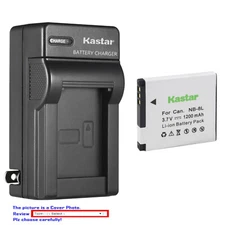 Kastar Battery AC Travel Charger for Canon NB-8L CB-2LA Canon PowerShot A3100 IS