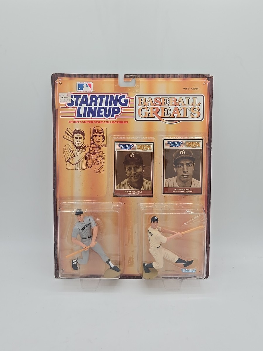 1989 Starting Lineup Baseball Greats Mickey Mantle Joe DiMaggio