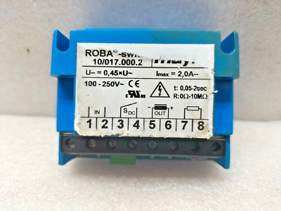 MAYR 8180151 ROBA 10017.000.2 SWITCH 100-250V~2.0A 0.45xU~10MOHM