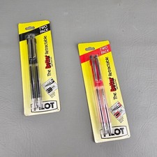 VTG 90's Pilot Better Retractable Fine Ball Point Pen NOS Black/Red 2 Pkg