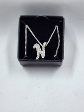 Avon Dazzling Initial Necklace with Embellishment N