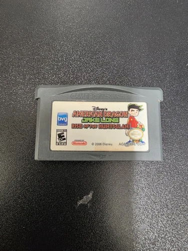American Dragon Jake Long Rise of the Huntsclan Nintendo GBA Car..  - (See Pics)