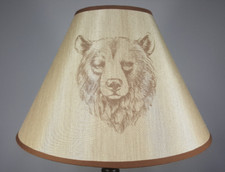 5x12 Bear wildlife lampshade