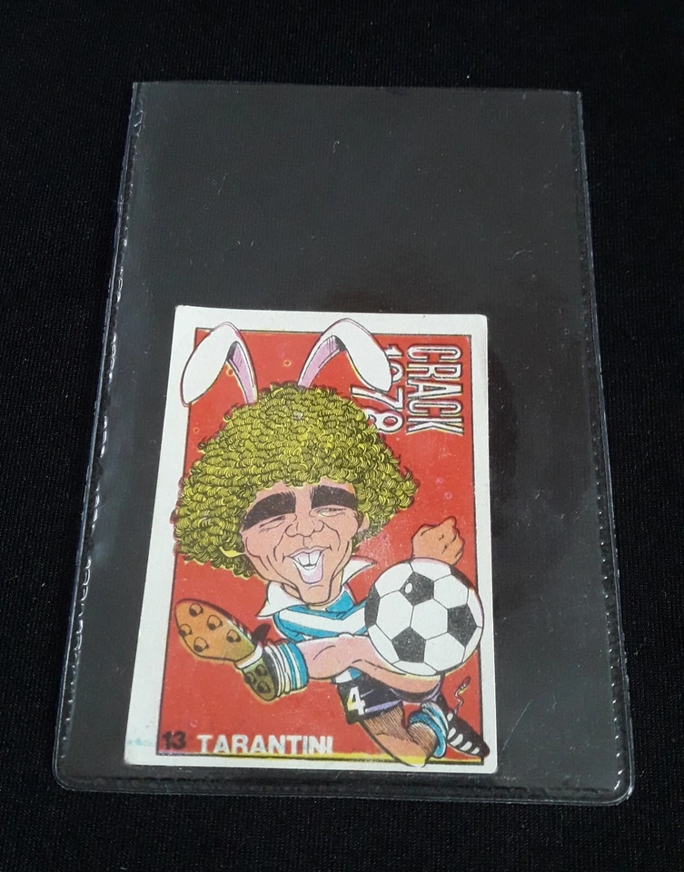 1978 Crack Аргентина 78 чемпионата мира Альберто Конехо Тарантини карикатурная карта #13 - Изображение 4 из 4