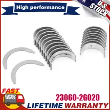 For Hyundai Sonata Kia Forte Optima 2.4L Main Rod Bearings & Engine Crankshaft