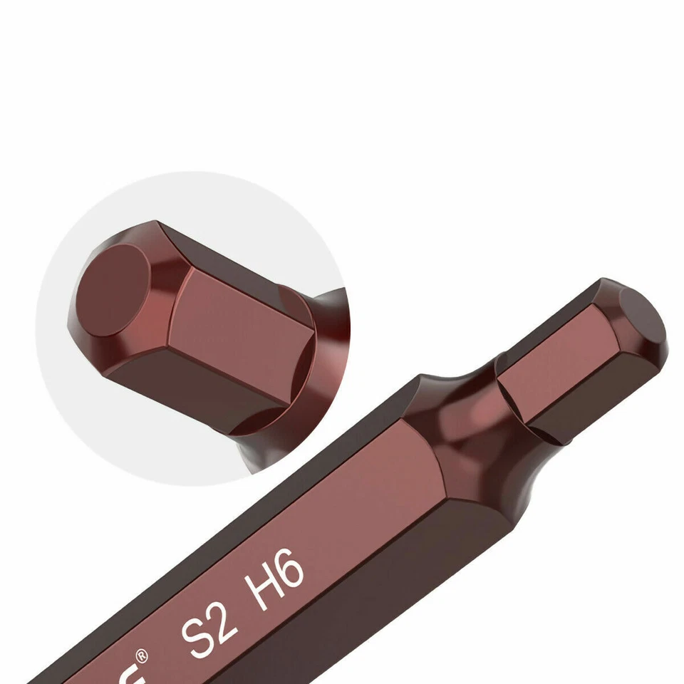 Hexagon（Hex）Screwdriver Bits H4/H5/H6/H7/H8/H10/H12 Impact Socket Driver Bits - Image 4 of 4