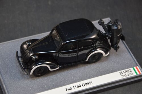 BRUMM 1/43 60° ANNIVERSARIO LIBERAZIONE D'ITALIA 1945-2005 FIAT 1100 (1945) - Imagen 4 de 5