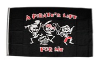 Fahne Pirat Pirates Life Flagge Hissflagge 90X150Cm