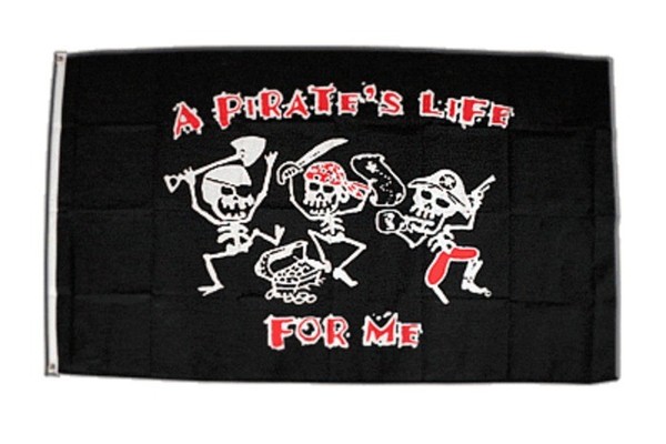 Fahne Pirat Pirates Life Flagge Hissflagge 90X150Cm-image
