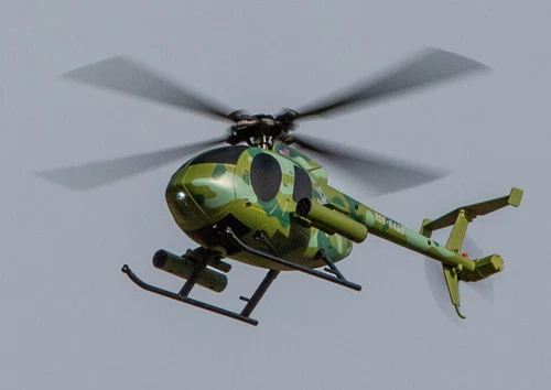 RC HELICOPTER 4 Blade HUGHES MD500 W/ Gyro Stabilization 4CH 2.4ghz-RTF-MARINES