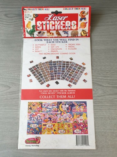 Neu versiegelt 40 Sterne Smiley Gesicht Blatt Laser Aufkleber Kostüme Sticker Sammlung - Bild 2 von 3