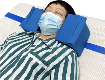 Headrest Neck Support Wedge for Bed, Head Positioner, Face Up Pillow, wheelchair