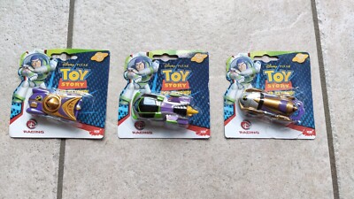 3 x Toy Story and beyond! von ca. 2001 Modellautos Dickie x Disney Racing