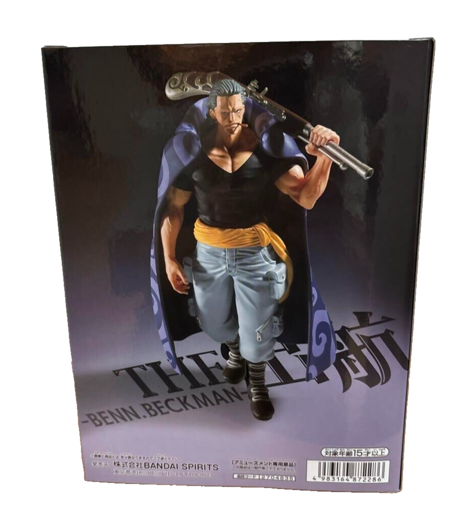 BANPRESTO ONE PIECE THE Departure Benn Beckman Figure from Japan