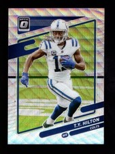 2021 OPTIC PREMIUM BOX SET WAVE PRIZM #107 T.Y. HILTON /299 COLTS W/LINE QTY