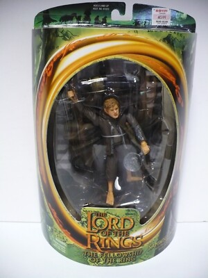 LOTR 'Samwise Gamgee' w/Moria Mines Goblin & Battle Action Base Round Front box